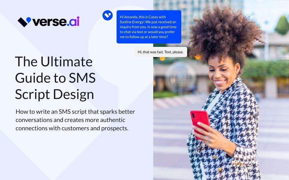 Verse.ai The Ultimate Guide to SMS Script Design Verse.ai The Ultimate Guide to SMS Script Design